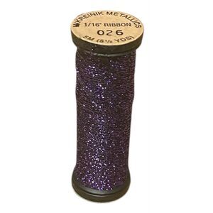 Kreinik 1/16" Metallic Ribbon - 5m - 026 Amethyst